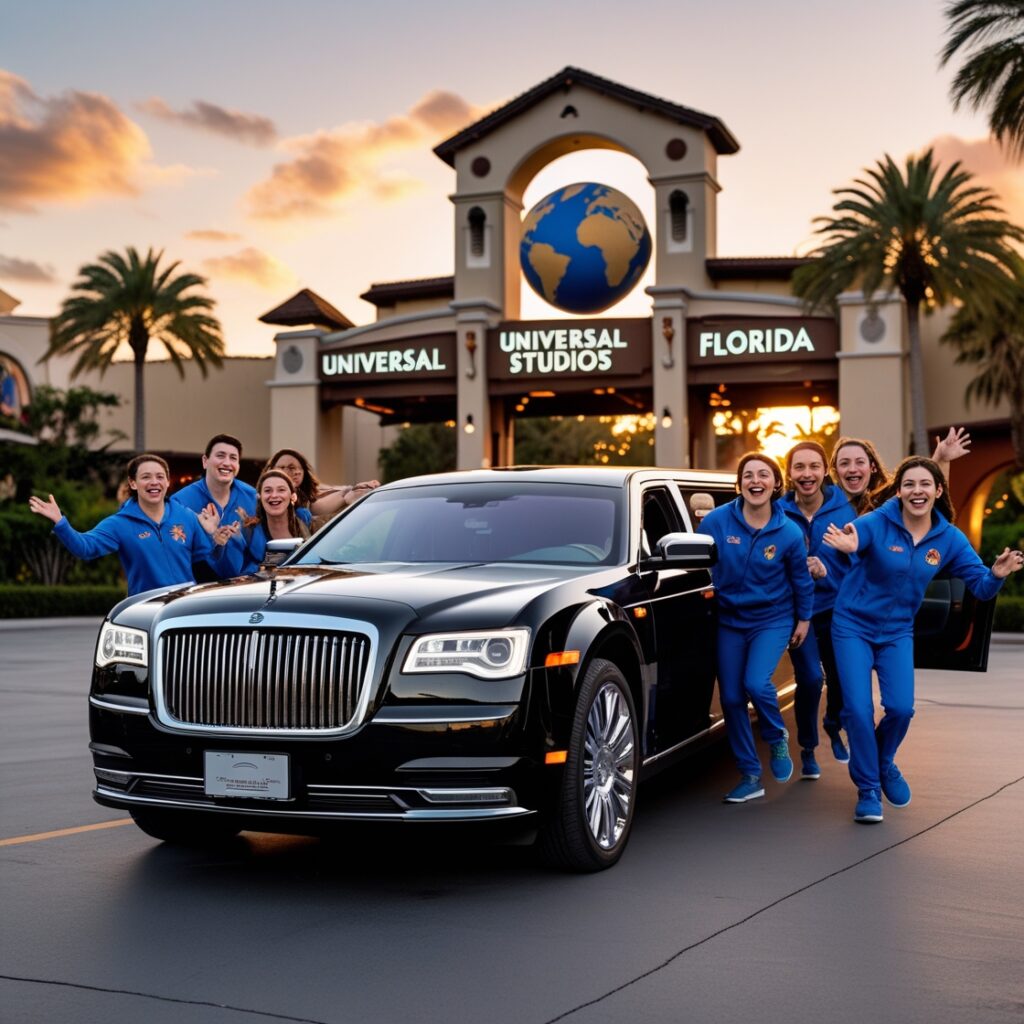 Luxury Limo to Universal Studios