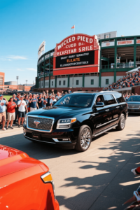 Wrigley Field VIP SUV drop-offs

