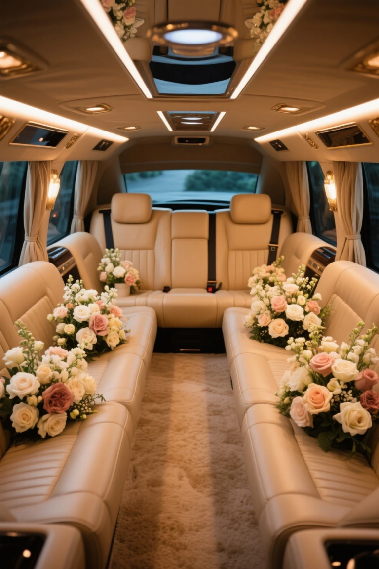 stylish limo interiors