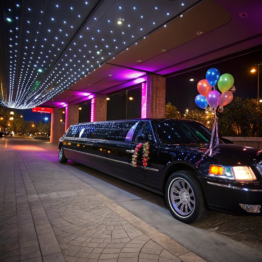 birthday party stretch limo transport